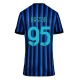 Inter Milan Alessandro Bastoni #95 Hemma matchtröja Dam 2025-26 Kortärmad Billigt Inter Milan Alessandro Bastoni #95 Hemma matchtröja Dam 2025-26 Kortärmad Billigt